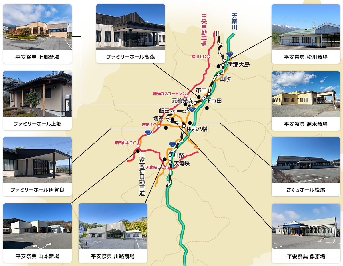 飯田地区マップ